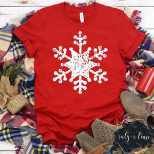 Distressed Snowflake