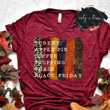 Load image into Gallery viewer, Turkey, Apple Pie, Coffee, Shopping

