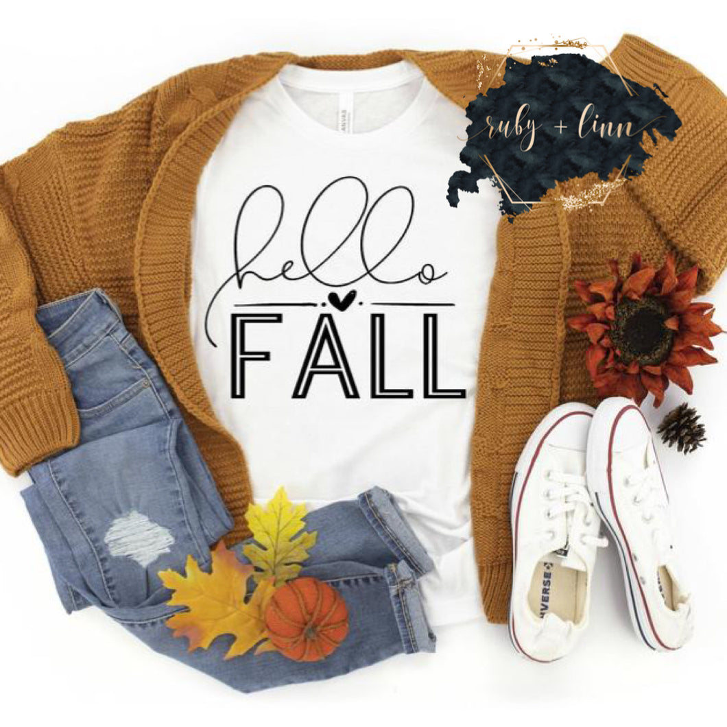 Hello Fall - Black