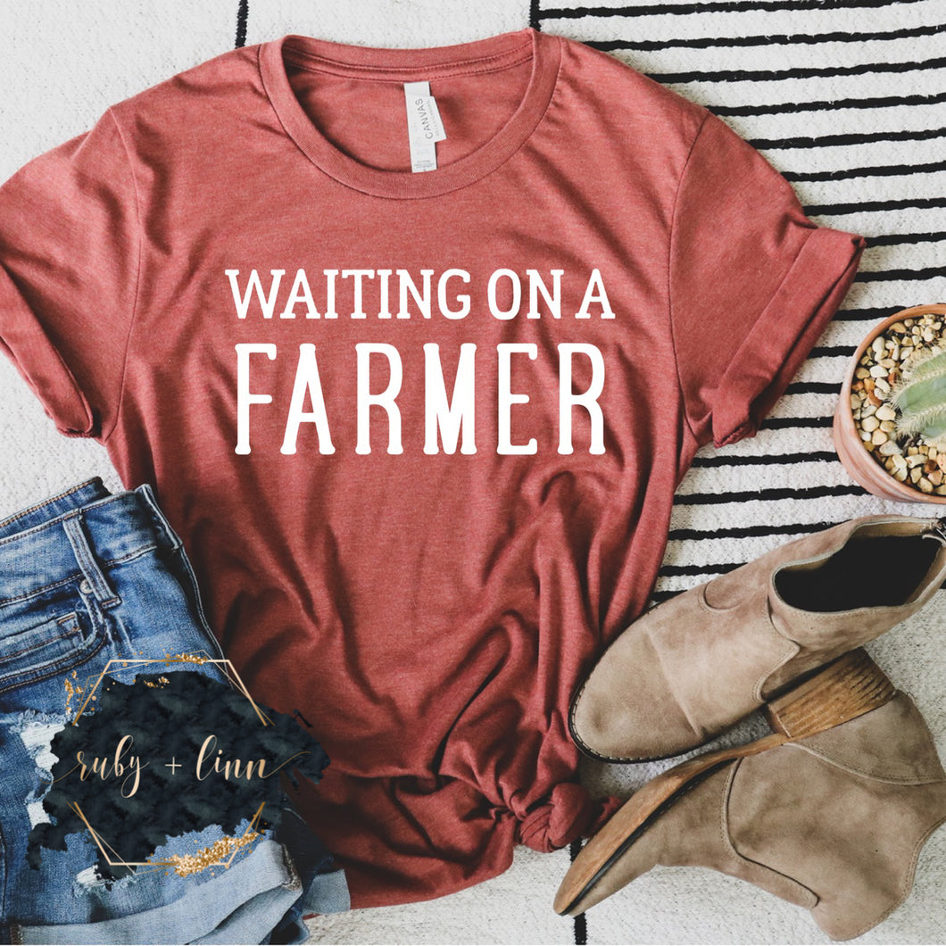 Waiting on a Farmer - White