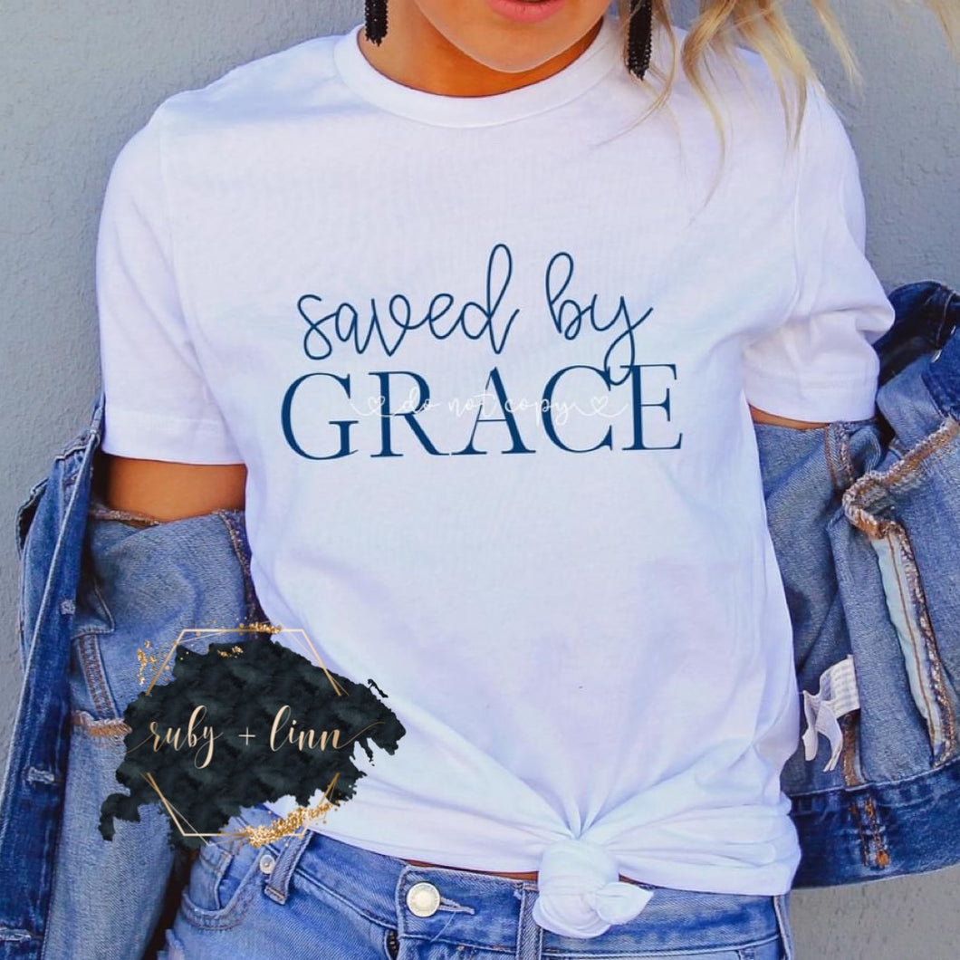 Saved by Grace - Navy