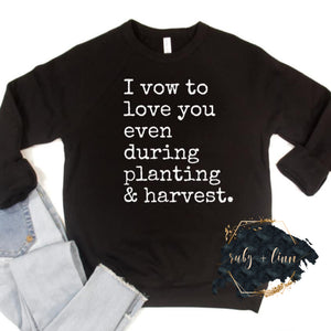 I Vow - Planting & Harvest - White